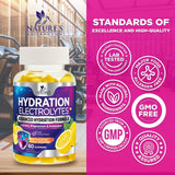 Nature's Nutrition imagen de potasio y sal real indicando minerales clave para balance electrolítico