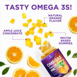 Nature's Nutrition gominola individual naranja mostrando tamaño y atractivo para niños