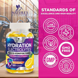 Nature's Nutrition gominolas en uso por deportista para reposición rápida