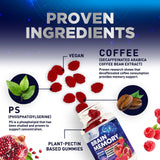 Nature's Nutrition varias gomitas en plato para control de porción