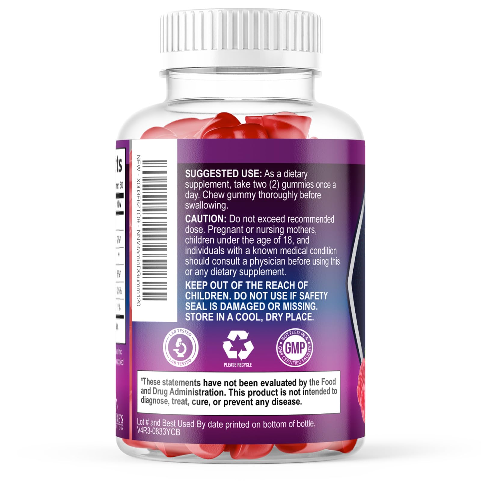 Nature's Nutrition comparación con cápsula, alternativa masticable cómoda
