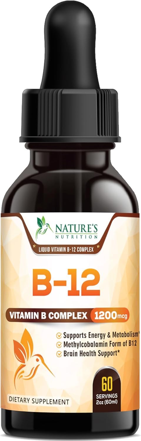 Nature's Nutrition botellita frontal mostrando diseño y beneficios