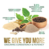 Nature's Nutrition acercamiento a ingredientes de raíz y pimienta negra