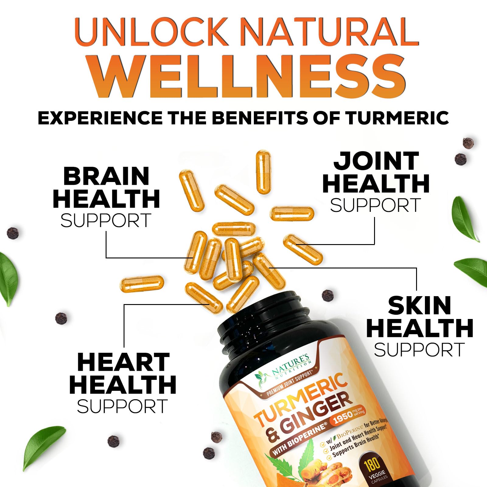 Nature's Nutrition raíces de jengibre orgánico como ingrediente complementario
