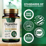 Nature's Nutrition etiqueta con lista de ingredientes y beneficios claros