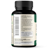 Nature's Nutrition frasco abierto mostrando 60 cápsulas como suministro mensual