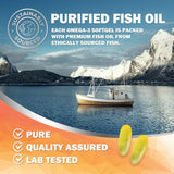 Nature's Nutrition barco de pesca salvaje, origen sostenible del aceite