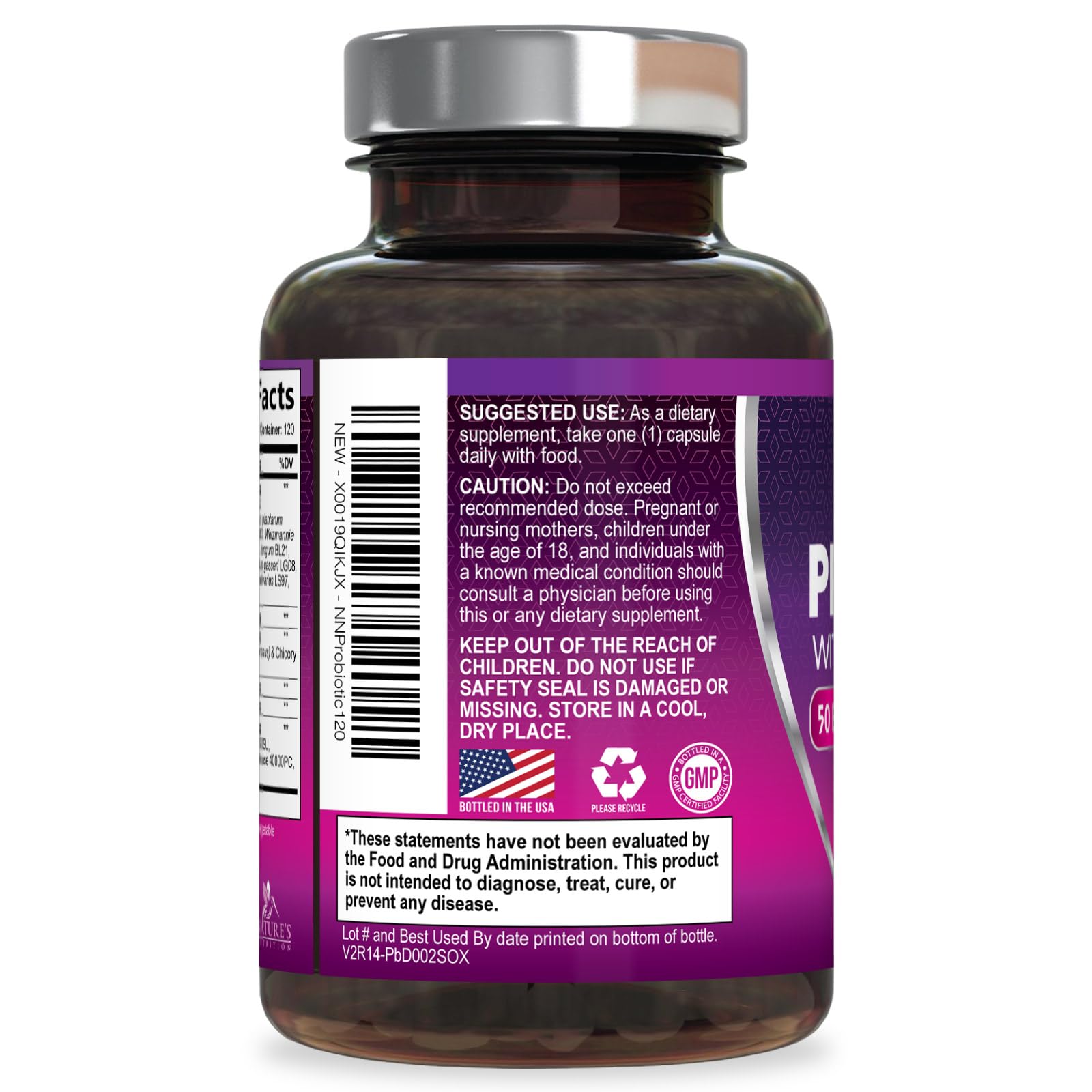 Nature's Nutrition sello de pruebas de terceros garantía de calidad