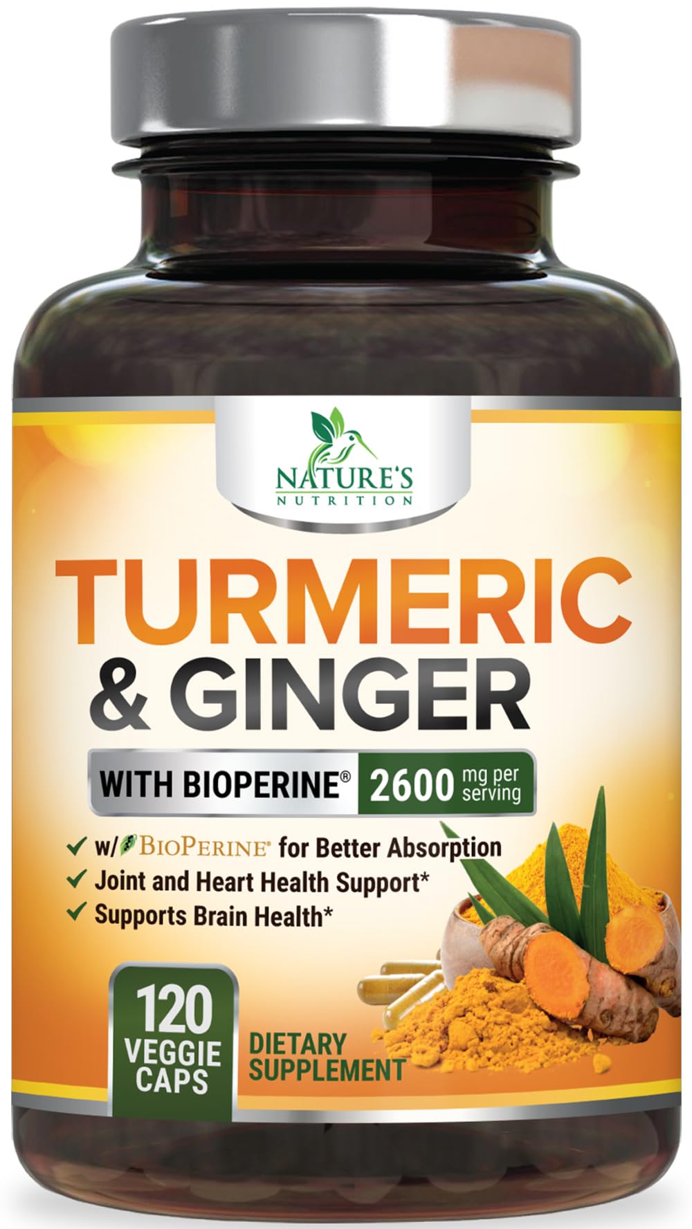 Nature's Nutrition frontal del envase mostrando potencia y beneficio