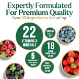 Nature's Nutrition textura líquida berry resalta fácil mezcla y sabor