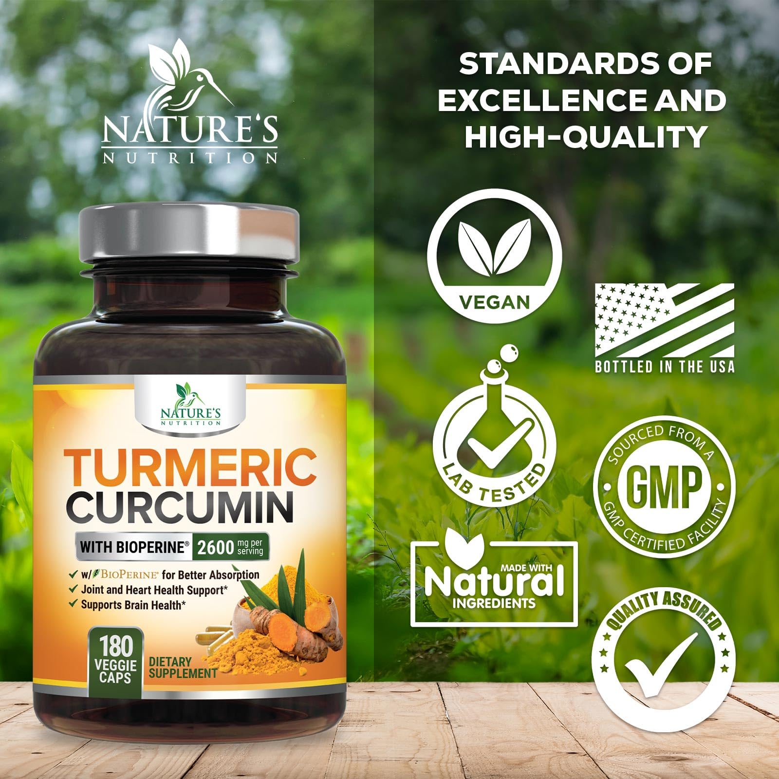 Nature's Nutrition etiqueta nutricional legible, beneficio transparencia de ingredientes