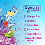 Nature's Nutrition botella en gimnasio, apoyo rápido de rehidratación