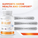 Nature’s NutriWave Arialief cápsula detalle mostrando textura y pureza