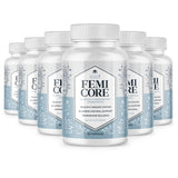 Nature’s NutriWave frasco FemiCore frente mostrando etiqueta clara y beneficios