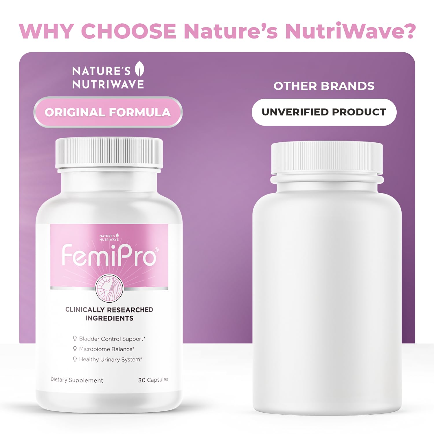 Nature’s NutriWave FemiPro en cocina para estilo de vida saludable
