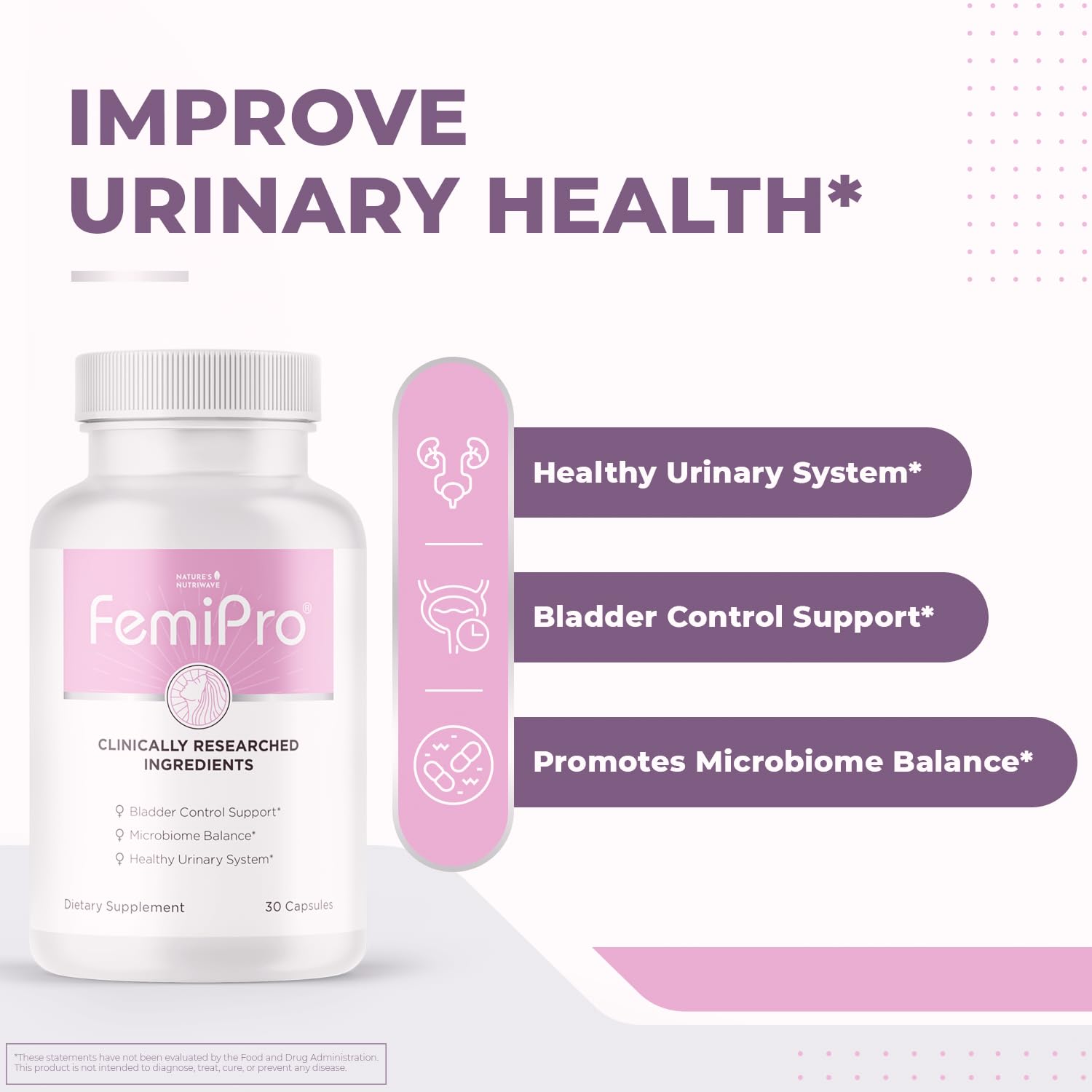 Nature’s NutriWave FemiPro ingredientes en primer plano para equilibrio