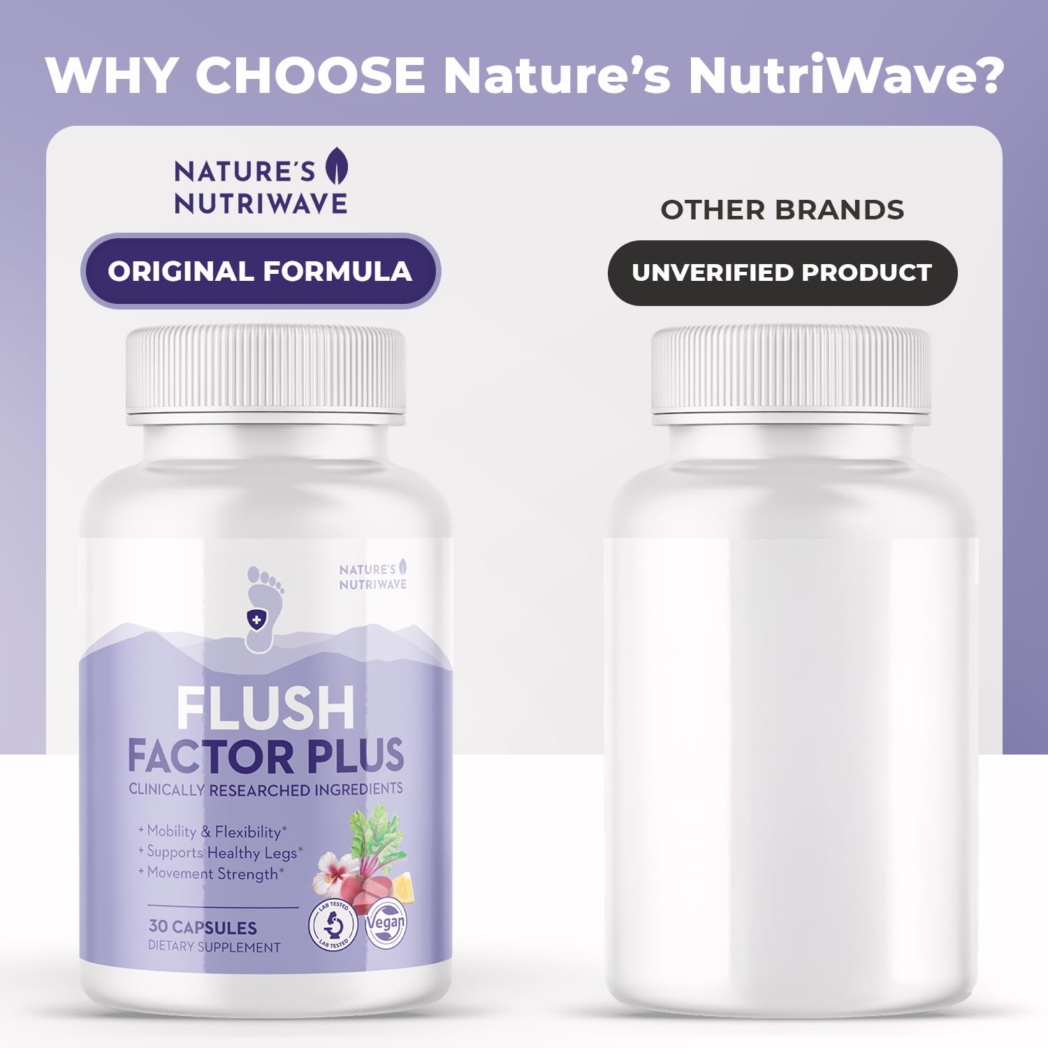 Nature’s NutriWave persona activa tomando Flush Factor Plus integrándolo en su rutina