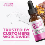 Nature’s NutriWave etiqueta de Gelatine Sculpt con lista de ingredientes visible