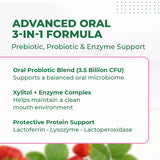 Nature’s NutriWave etiqueta trasera Oracare con información de ingredientes