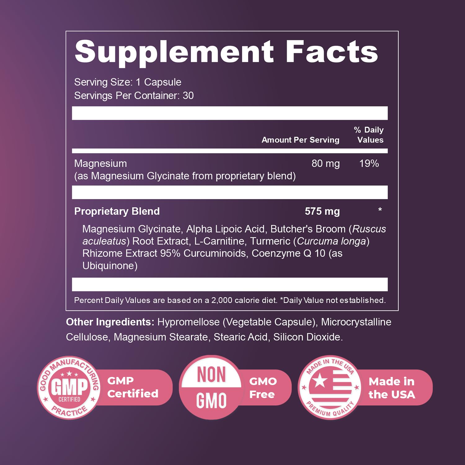 Nature’s NutriWave etiqueta legible con lista de ingredientes y certificación