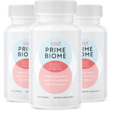 Nature’s NutriWave frasco frontal mostrando PrimeBiome y beneficios de uso