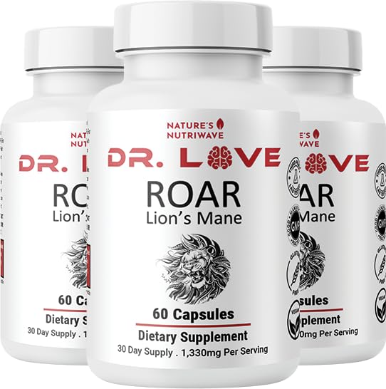 Nature’s NutriWave frasco ROAR frente mostrando diseño y claridad