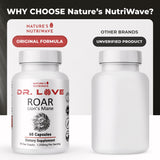 Nature’s NutriWave etiqueta ROAR lista de ingredientes y certificaciones