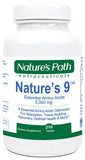 Nature's Path frasco frontal del suplemento EAA mostrando etiqueta y beneficio de recuperación