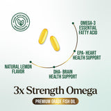 Nature's Peak botella de 120 softgels para suministro prolongado