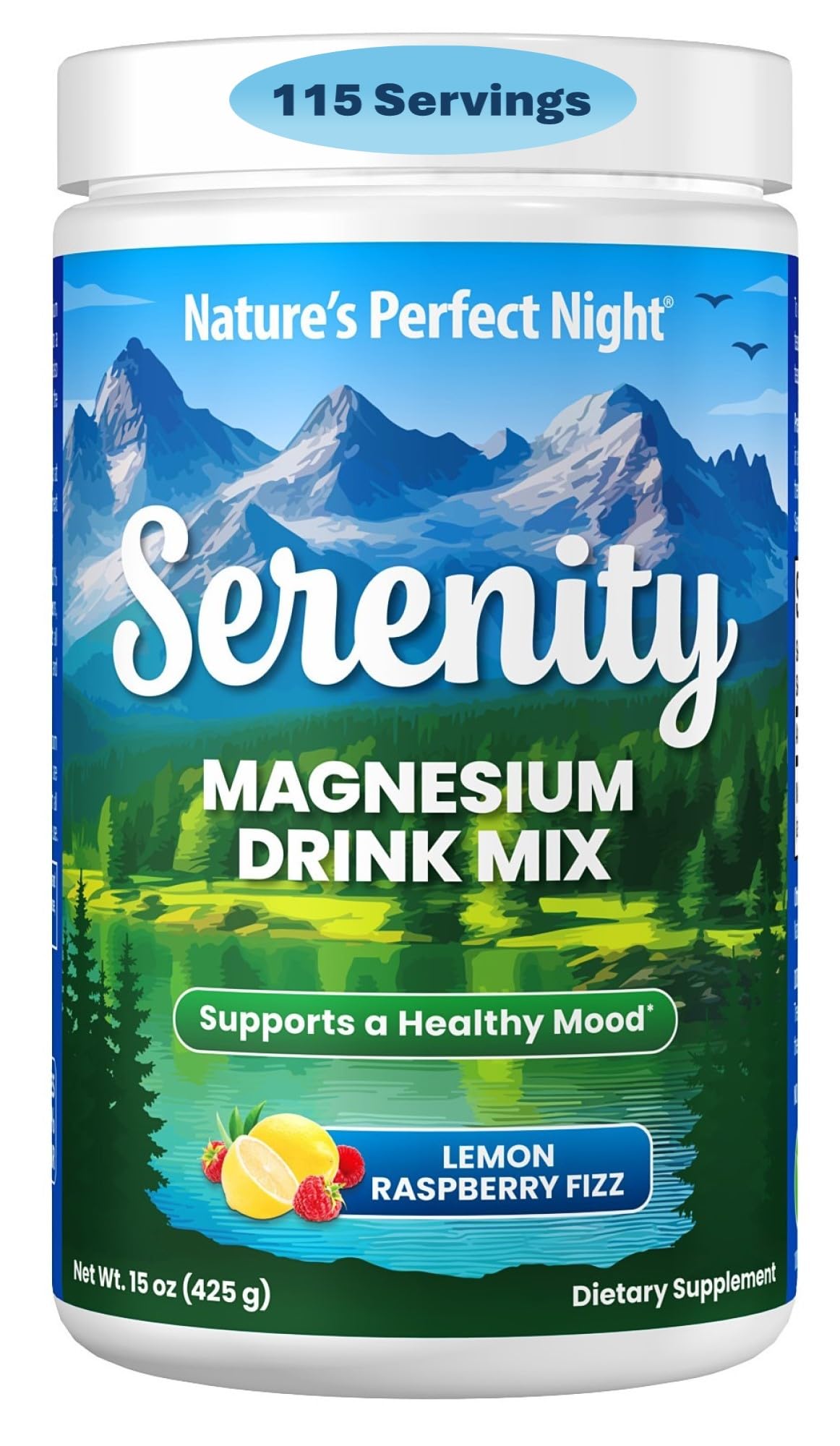 Nature's Perfect Night frente del empaque mostrando diseño y beneficio relajante