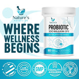 Nature's Physician cápsulas en mano para apreciar tamaño y facilidad
