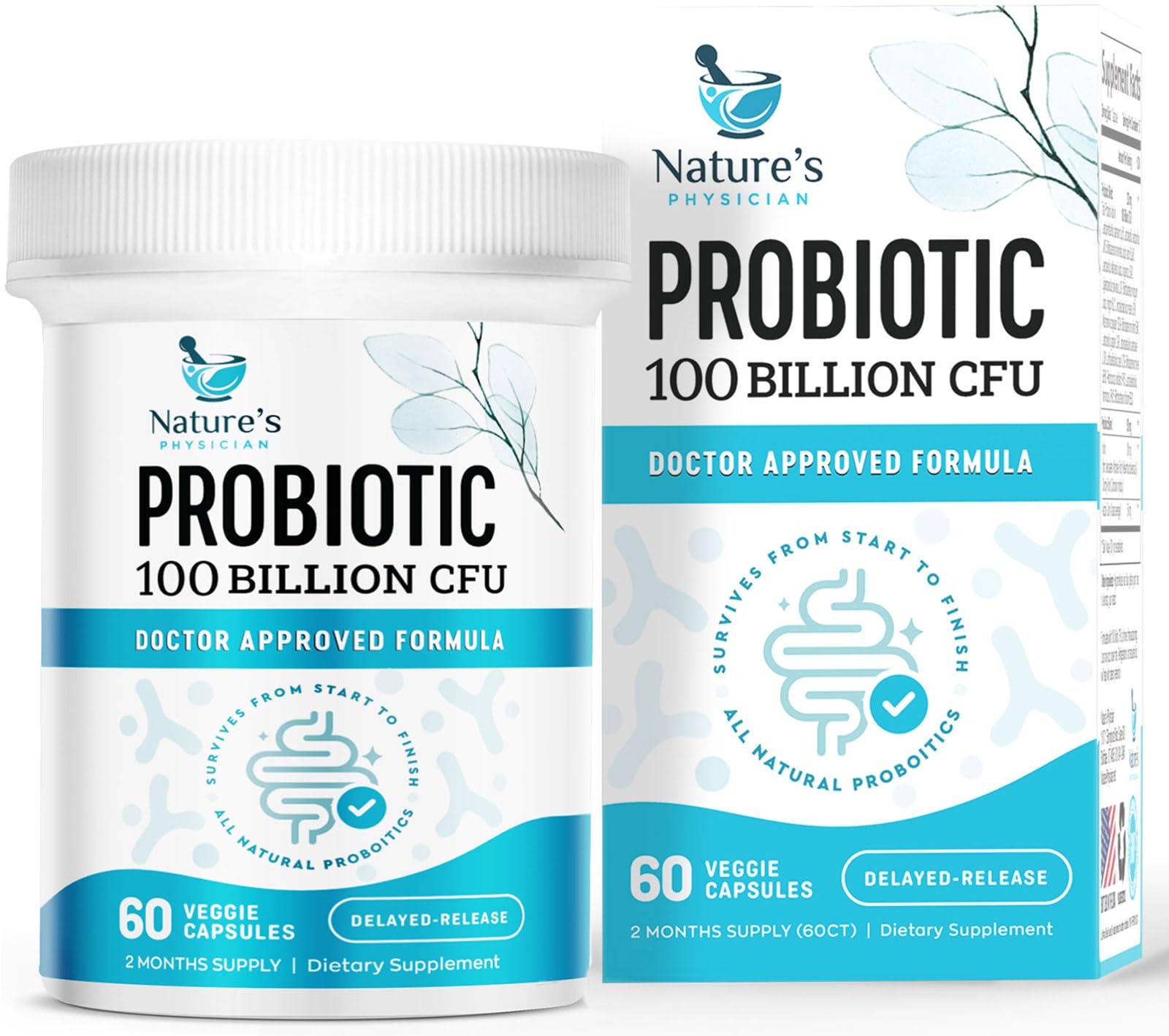 Nature's Physician frente del envase mostrando etiqueta y beneficios