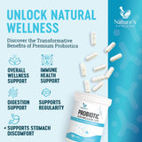 Nature's Physician etiqueta con lista de 16 cepas para claridad