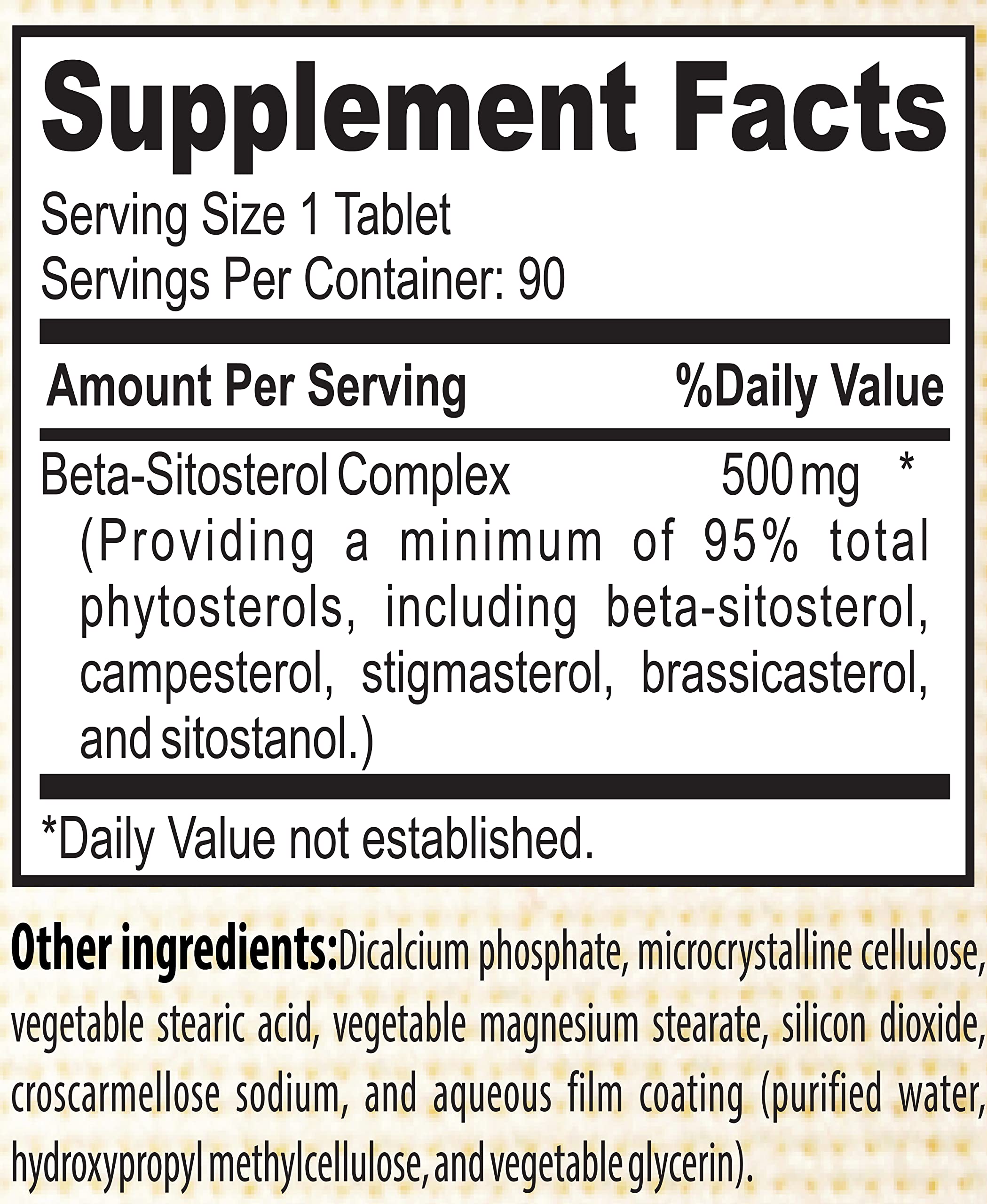 Nature's Potent etiqueta con ingredientes y fabricación en EE. UU.