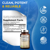 Nature's Potent etiqueta nutricional enfocada, transparencia de ingredientes