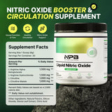 Nature's Pure Blend envase con etiqueta legible, confianza y calidad