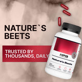 Nature's Pure Blend etiqueta de ingredientes orgánicos y sin aditivos