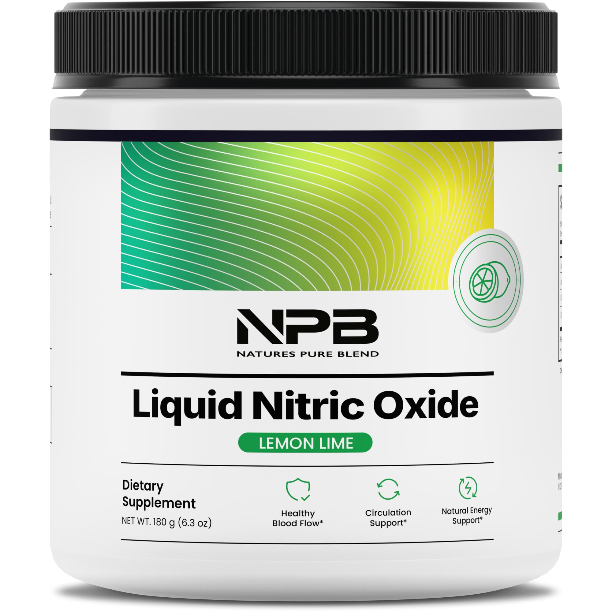 Nature's Pure Blend vista frontal del envase, claridad de información