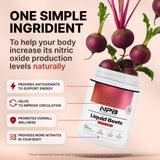 Nature's Pure Blend polvo disuelto en vaso listo para beber y energizar