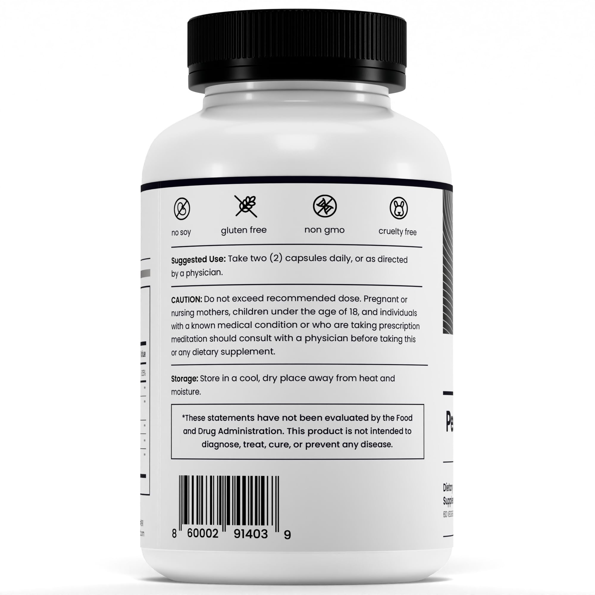 Nature's Pure Blend usuario ingiriendo cápsula, rutina diaria sencilla