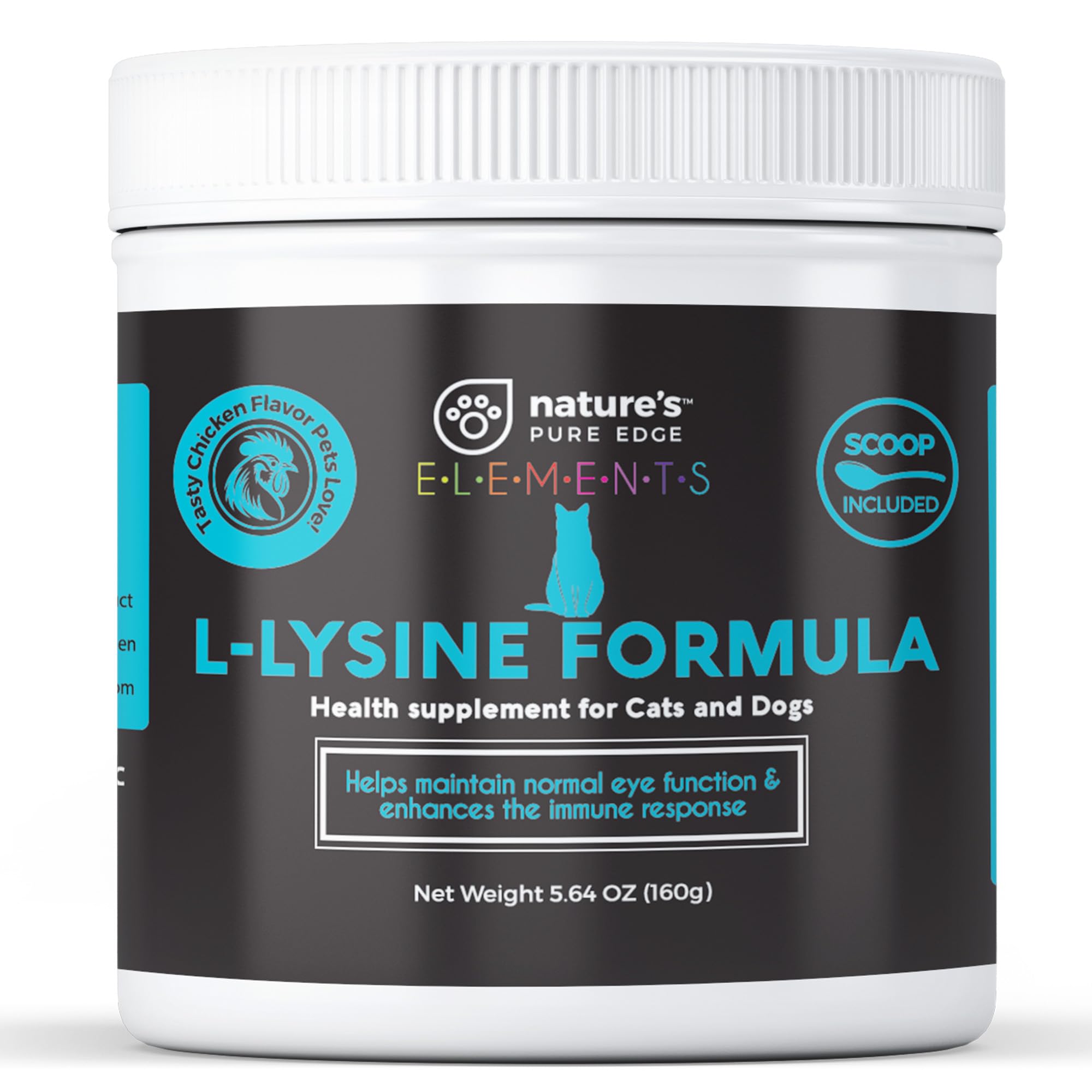Nature's Pure Edge empaque frontal y beneficio de apoyo inmune visible