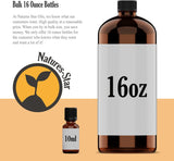 Natures-Star botella 16 oz junto a regla mostrando tamaño y ahorro por cantidad