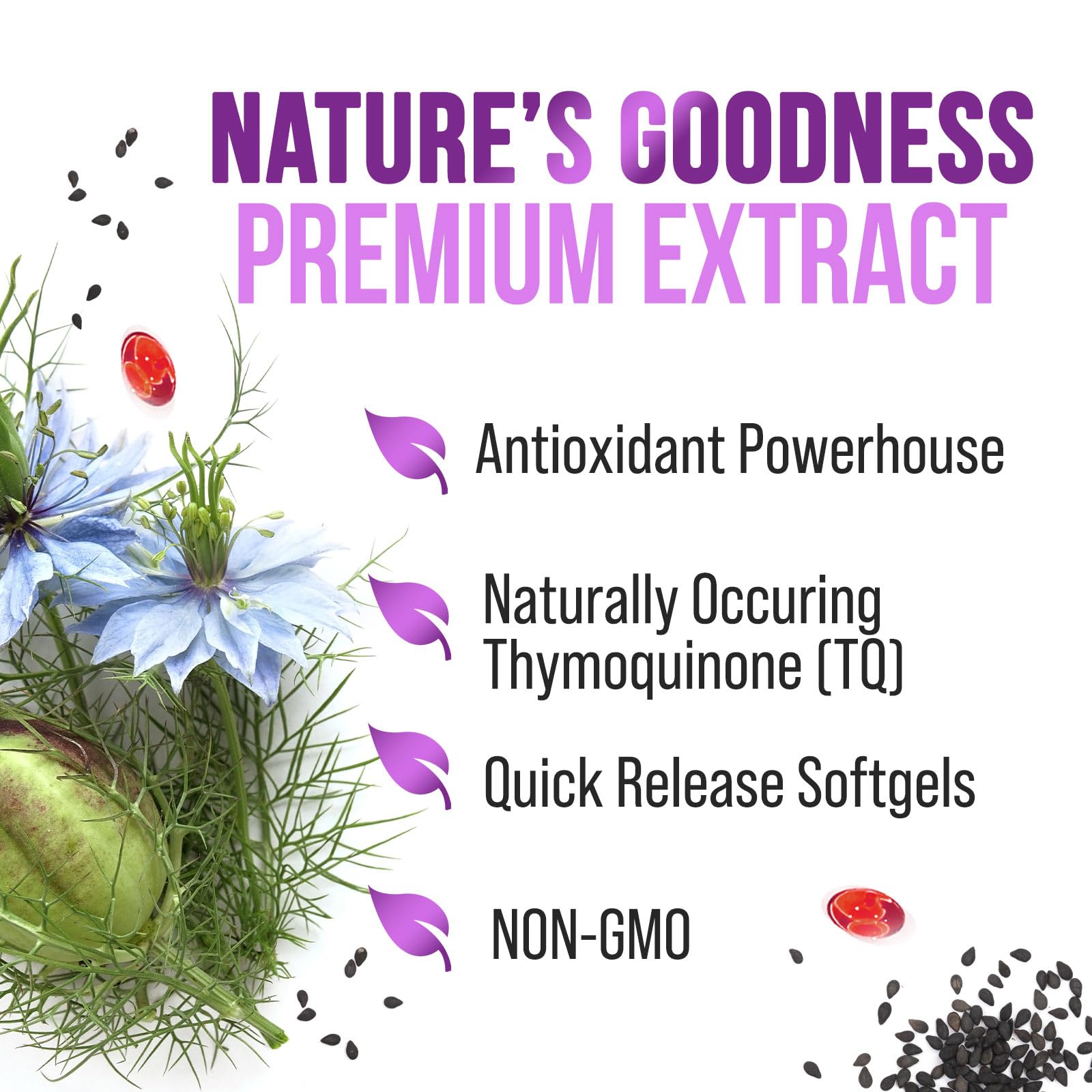 Nature's Strength porción con regla mostrando tamaño de 1000 mg por servicio