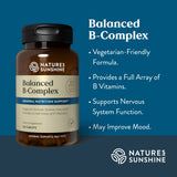 Nature's Sunshine etiqueta con lista de ingredientes y beneficios claros