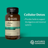 Nature's Sunshine cápsula en primer plano que destaca textura y tamaño fácil de tragar