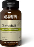 Nature's Sunshine envase frontal de Chlorophyll con información visible y conveniencia