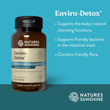 Nature's Sunshine Enviro-Detox comparación de tamaño con la mano, sensación de cantidad