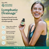 Nature's Sunshine detalle de la etiqueta que resalta ingredientes botánicos