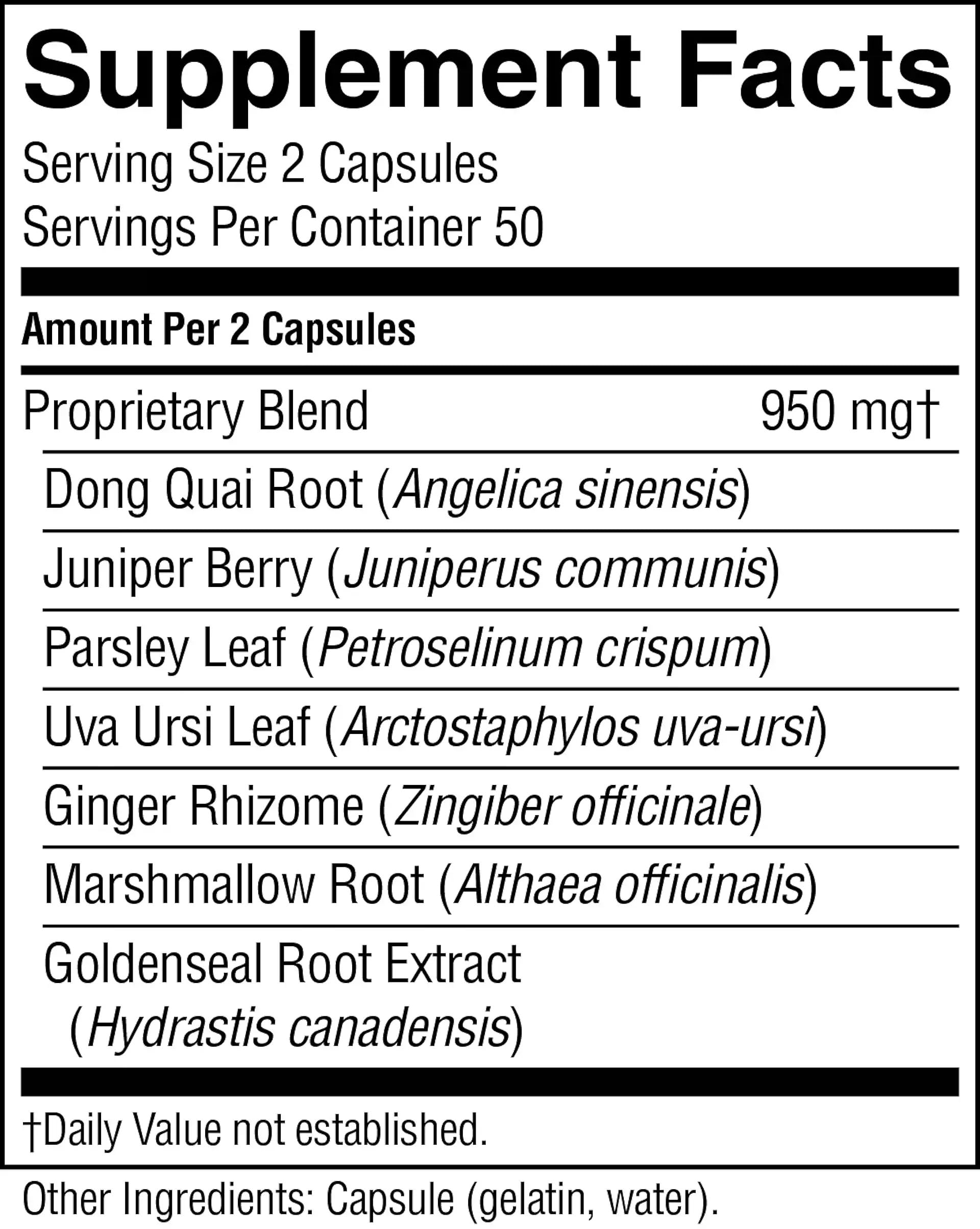 Nature's Sunshine JP-X ingredientes secos dispuestos para ilustrar la mezcla herbal