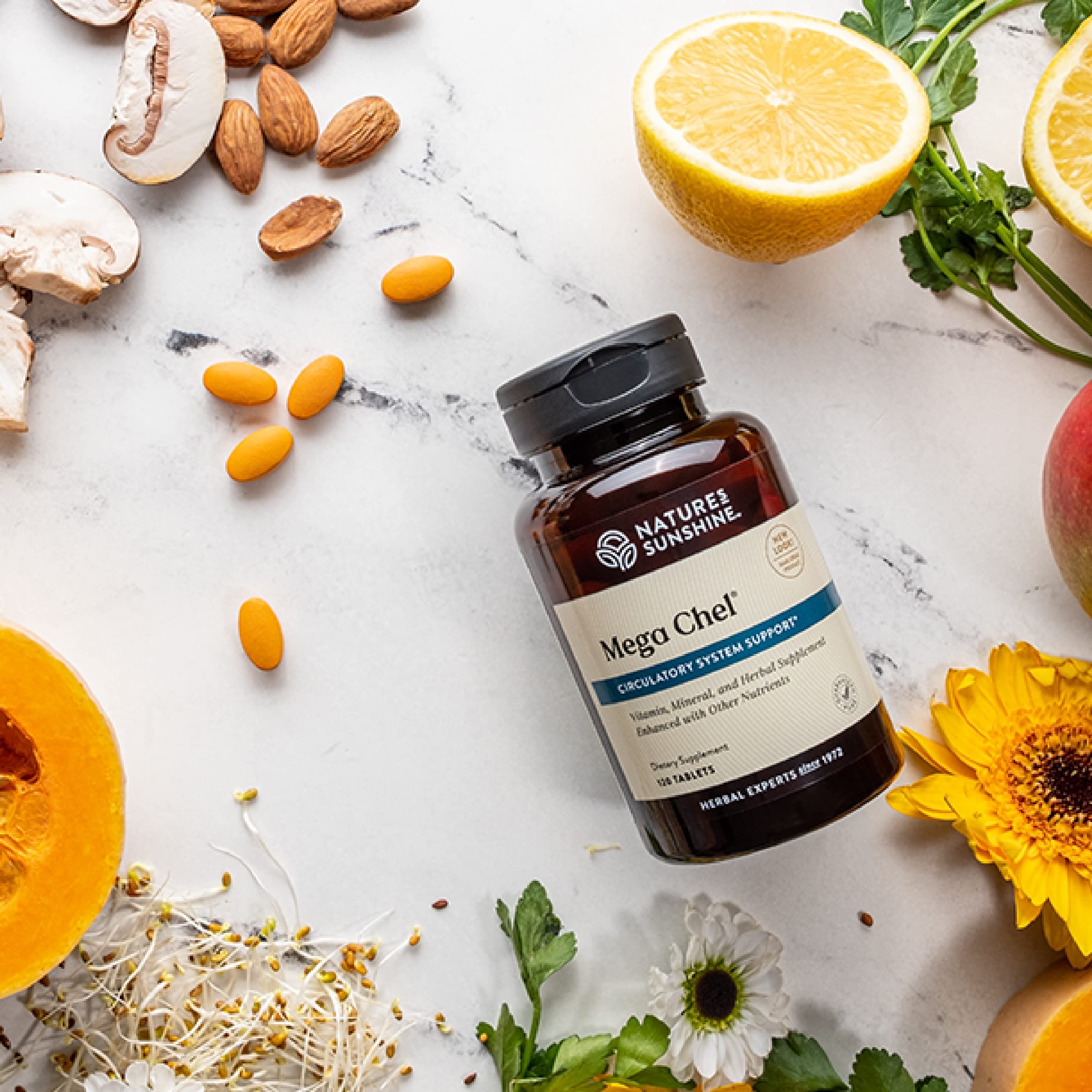 Nature's Sunshine producto en ambiente de bienestar para uso diario práctico